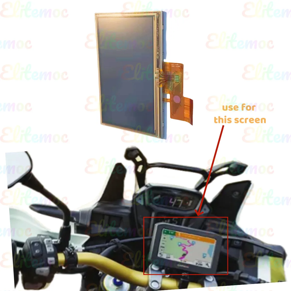 

For GARMIN Zumo 346 4.3" LCD Display Screen Touch Digitizer Replacement Parts