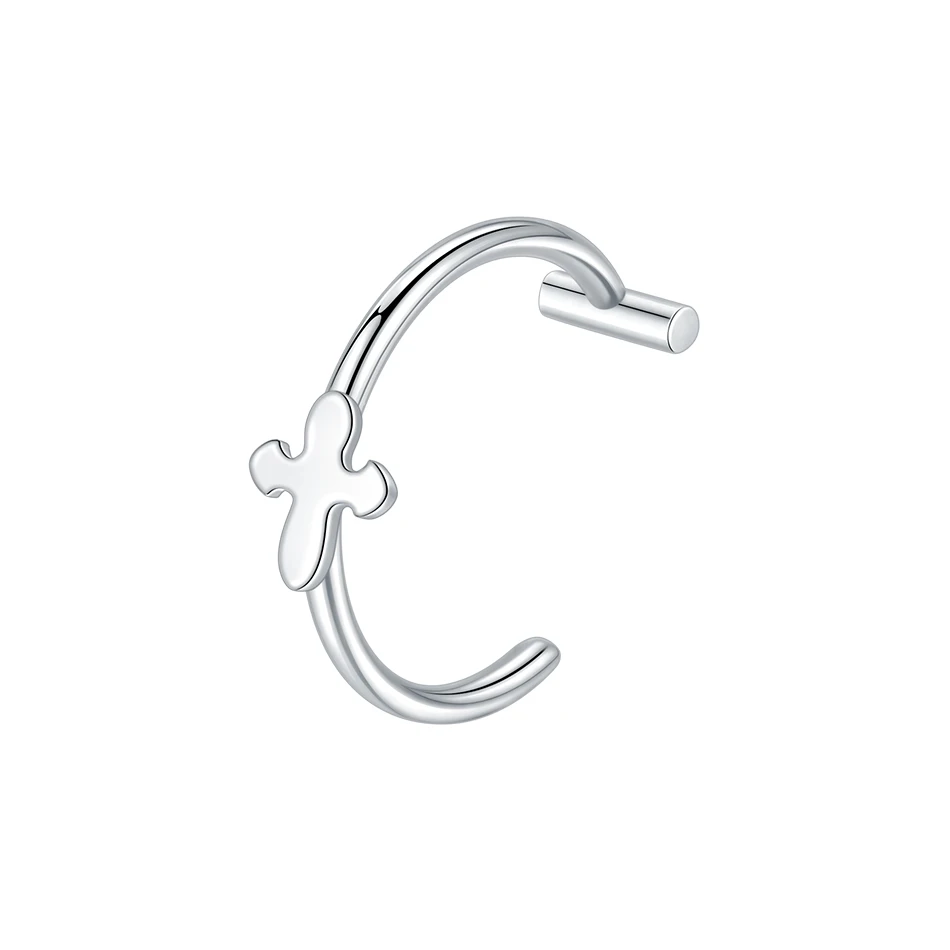 1PC Edelstahl Gefälschte Nasenring Hoop Septum Ringe Nicht Durchbohrt C Clip Lippenring Ohrring Gefälschte Nasenpiercings Frauen Körperschmuck