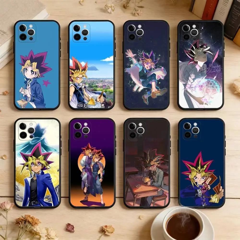 

YU-GI-OH! Mutou Yugi Soft Silicone Black Cover,Phone Case For iPhone 17,16,15,14,13,12,11 Plus,Pro Max,XS