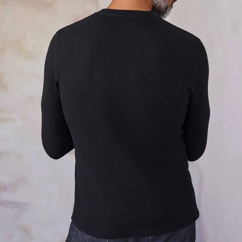 European and American Men's Long-sleeved Pullover Sweater, Autumn and Winter Solid Color Casual Round Neck Slim-fit Knitwear