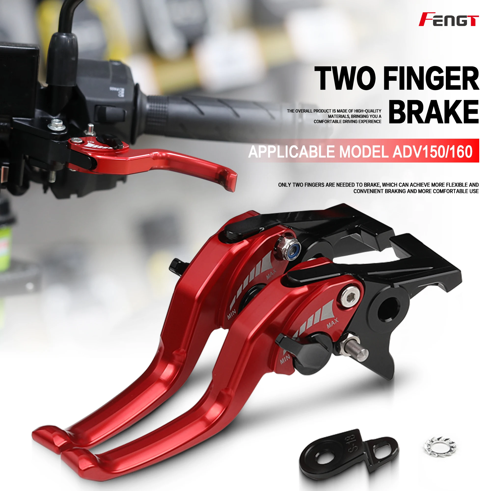 

With Parking Function For Honda ADV160 ADV150 Motorcycle ADV 160 / 150 Adjustable Right/Left Brake Lever Set Handle Brake Lever