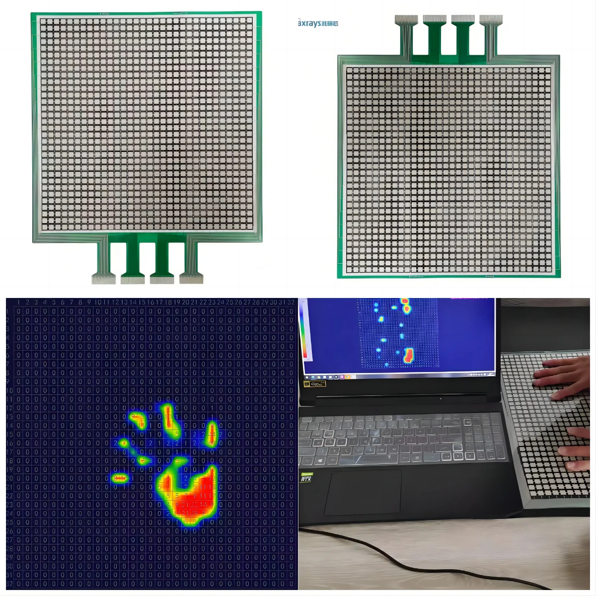 FSR Matrix Flexible Film Pressure Sensor For Wearables & Medical Mats | Ultra-Thin, Biocompatible, Flexible Film Sensor