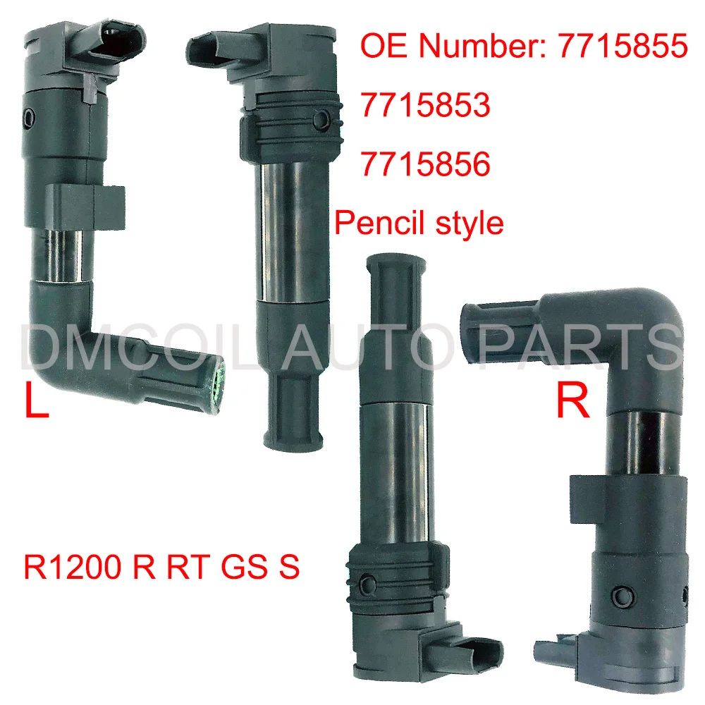 

1 SET /4 LOTS IGNITION COIL FOR BMW MOTORCYCLE R1200GS R1200R R1200S R1200RT R12 R12T 1998-2013 7715853-01 7715855-01 7715856-02