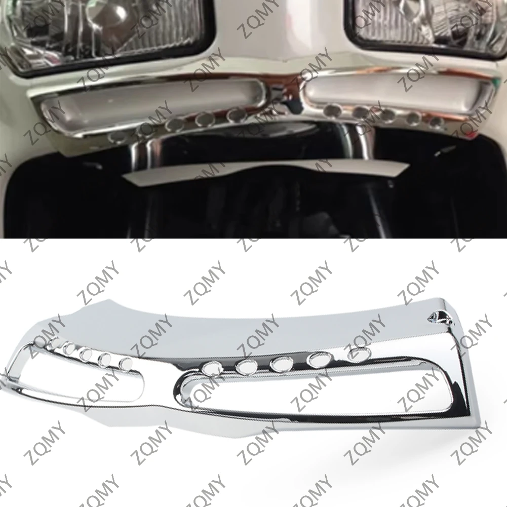 Motorcycle Chrome Headlight Lower Grill Trim For Honda Goldwing GL1800 2001 2002 2003 2004 2005 2006 2007 2008 2009 2010 2011