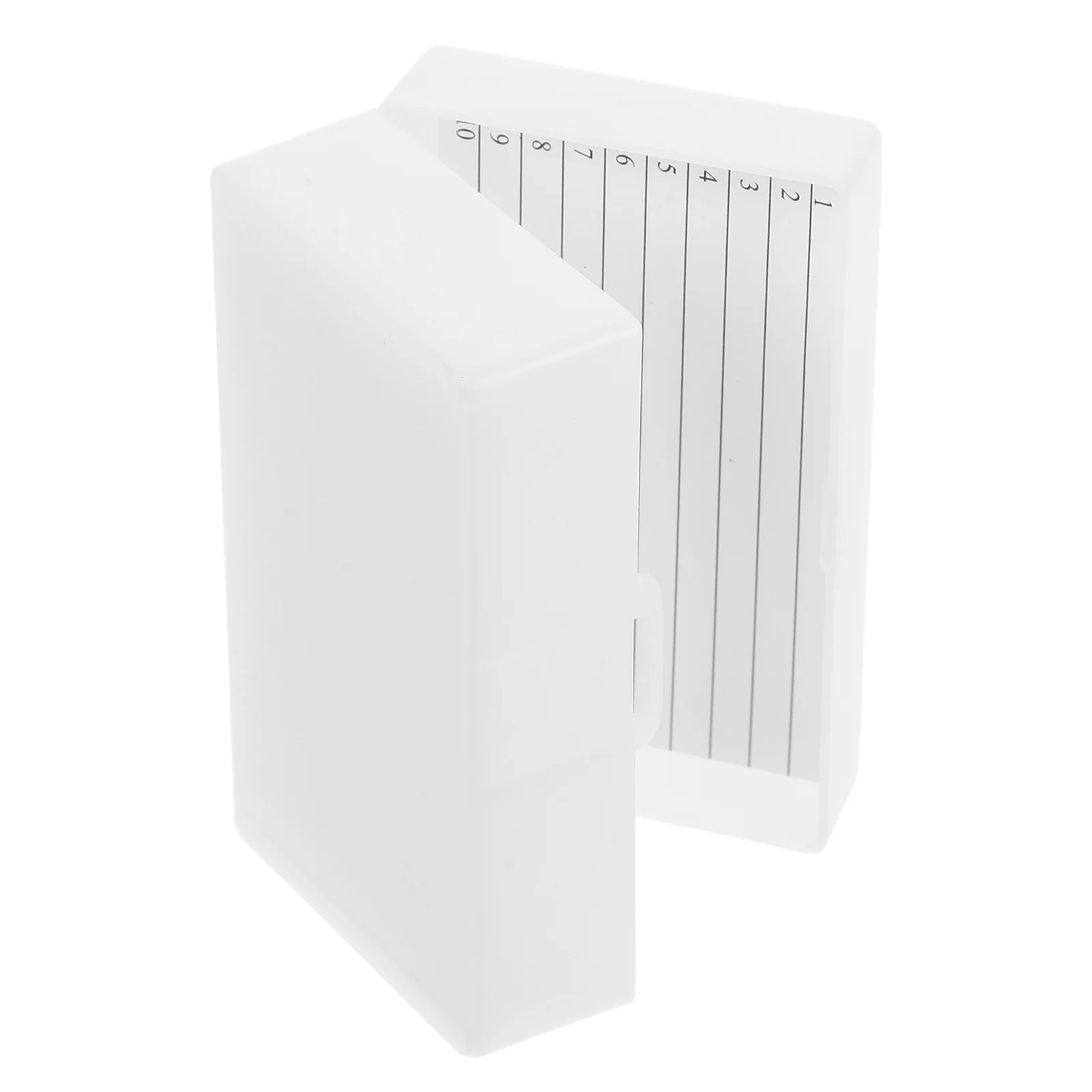 

Plastic Slide Storage Organizer Box with Lid Pathology Laboratory Microscope Glass Slide Holder Case Storage Case