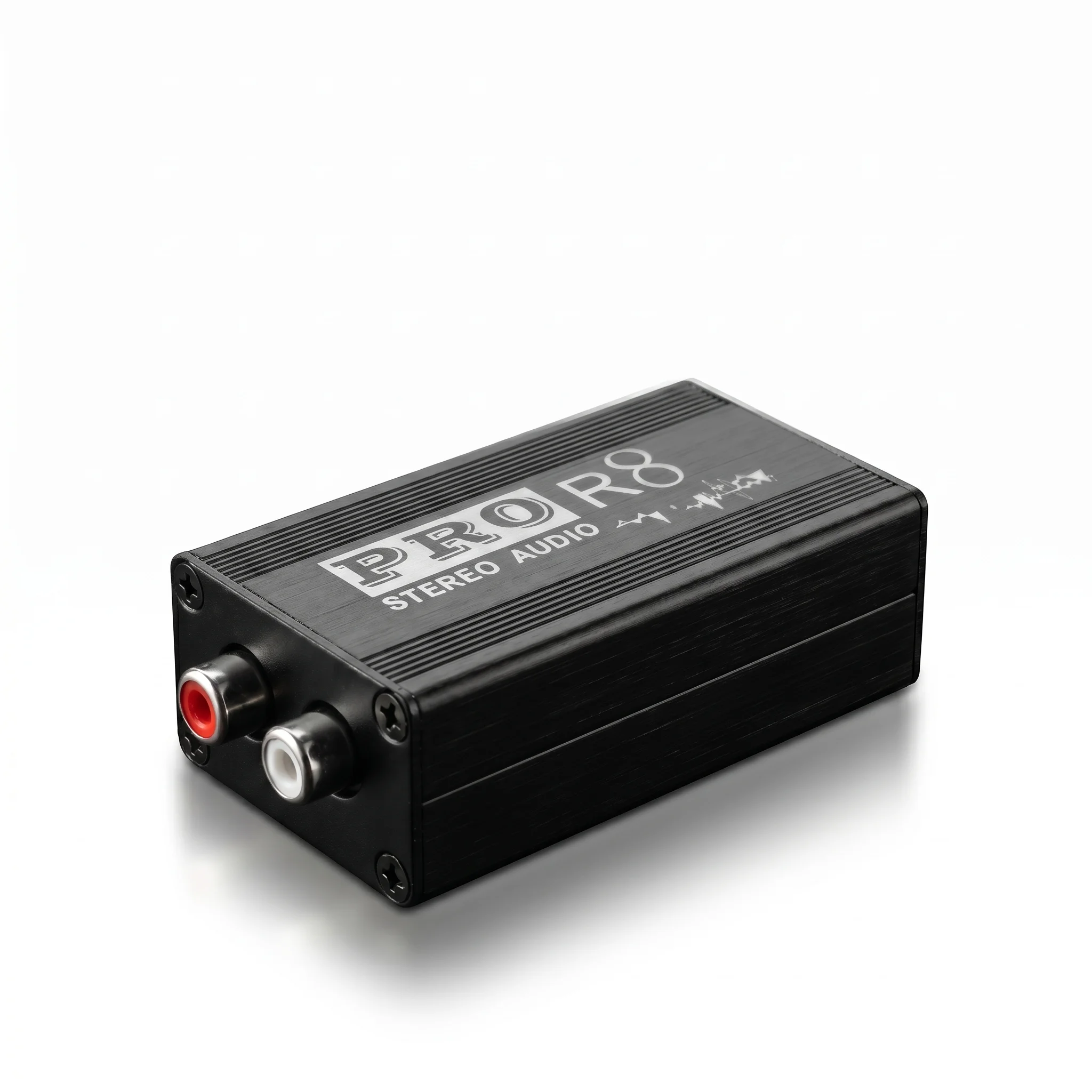 2-Channel RCA Stereo Ground Loop Isolator Designed for Audio Signals Eliminate Amplifier Noise Filter