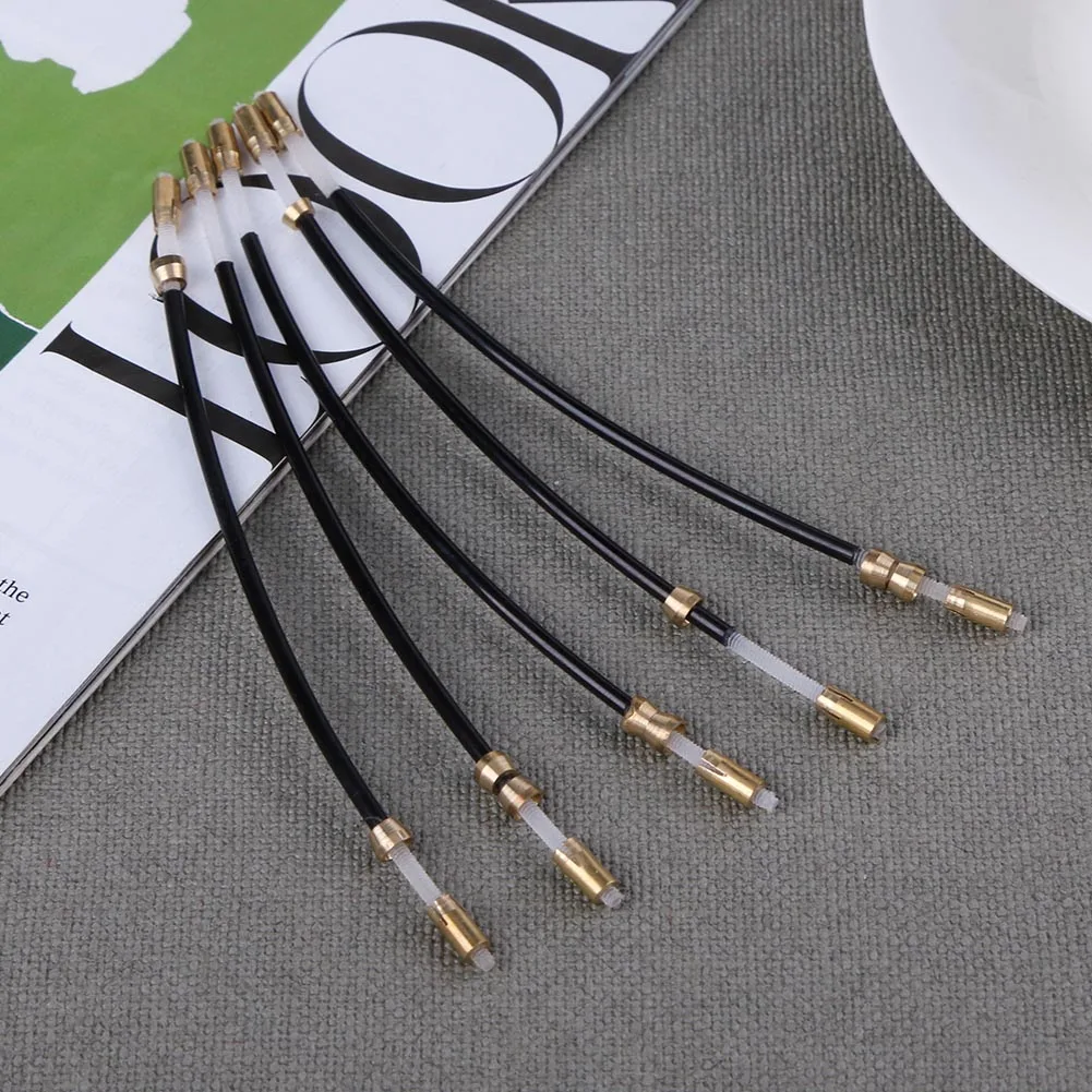 5pcs Violin Tailgut Professional Nylon Violins Tail Cords Replacement Bendable Parts for 4/4 3/4 Stringed Instrument Accessories