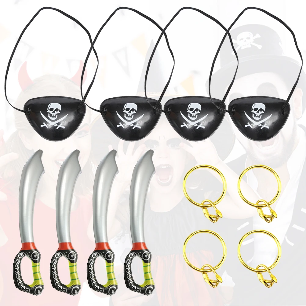 Piratenkostuumsets Premium materiaal Eco-vriendelijke Halloween-rekwisieten Cosplay Supply Masquerade Party Suit Fotografie Piraat