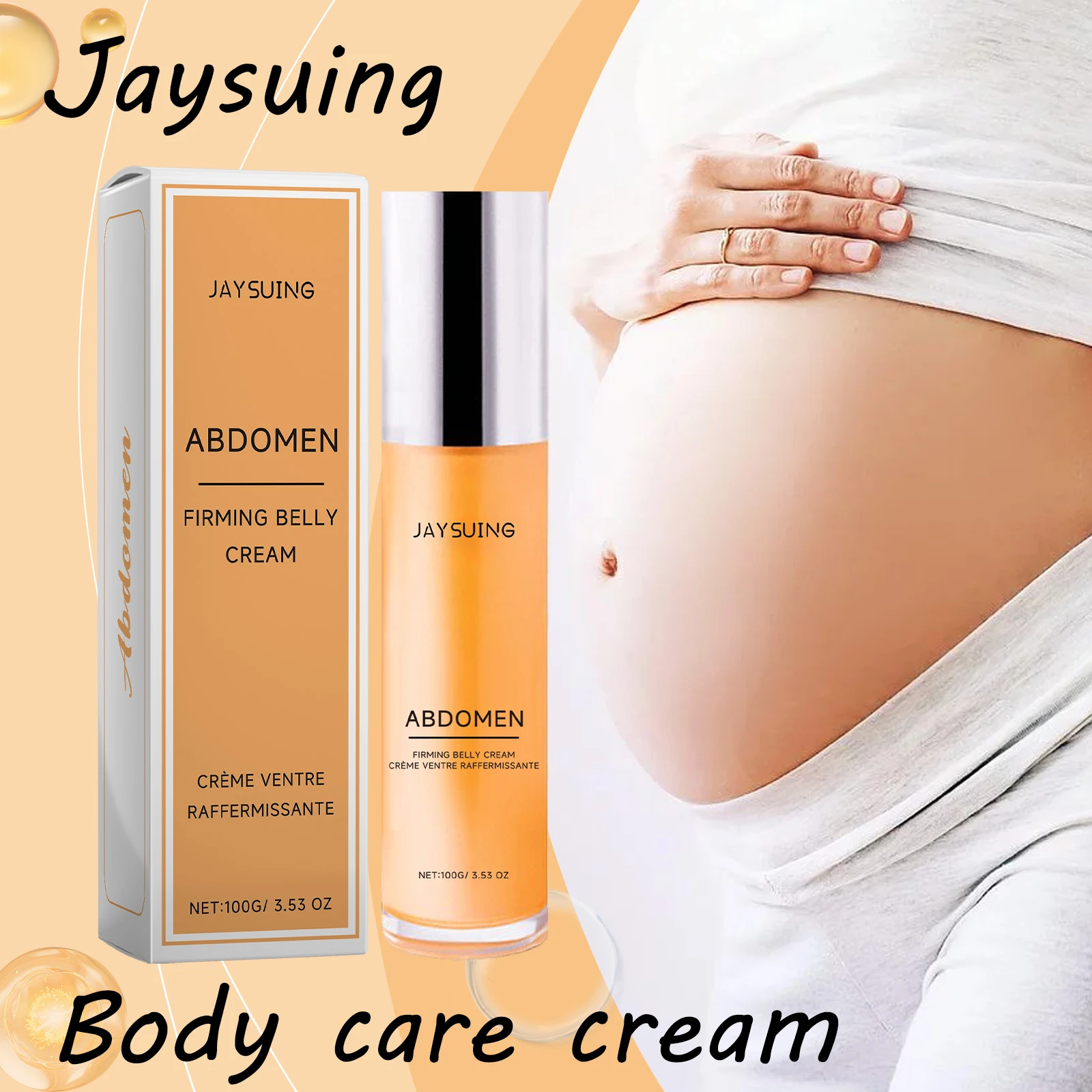 

Jaysuing Body Skin Care Cream Enhance Skin Elasticity Firming Improve Skin Texture Moisturizing Remove Stretch Marks Body Cream