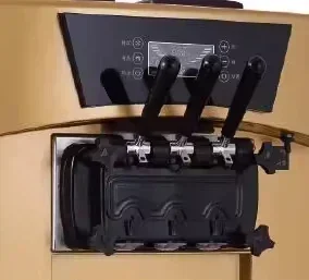 ماكينة صنع الآيس كريم 3 نكهات أوتوماتيكية احترافية تجارية ناعمة ماكينة صنع الآيس كريم بسعر الأعمال والمقهى