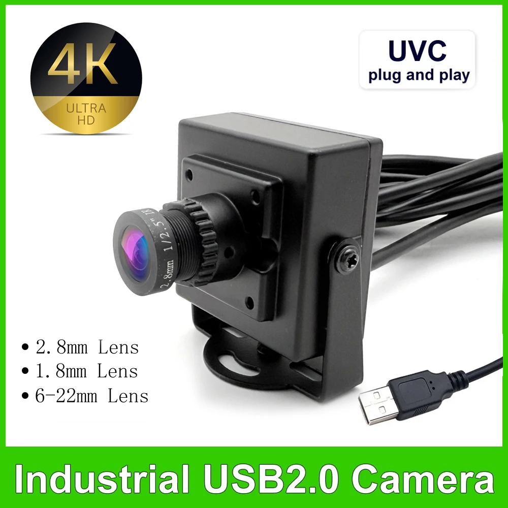 NEOcoolcam 4K Webcam 2K 30FPS Streaming Web USB Camera With 6-22mm Manual Zoom Lens for Tiktok/YouTube Streaming Plug and play