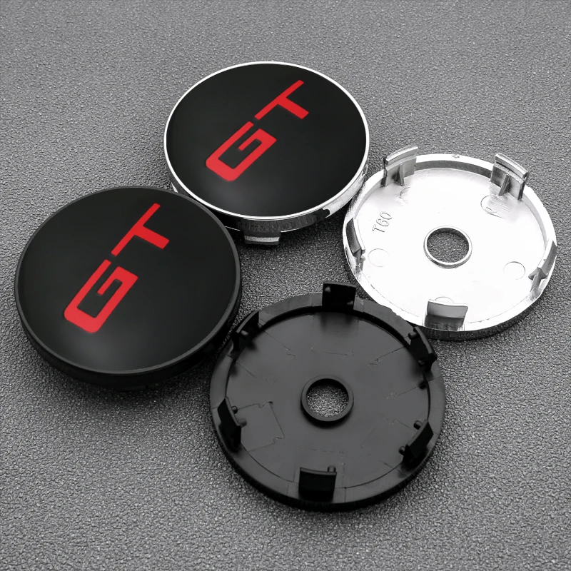 56mm 60mm Car Wheel Center Hub Caps Emblem Badge Covers Sticker For Kia GT Ceed Rio Sportage Picanto K5 Optima Forte Accessories