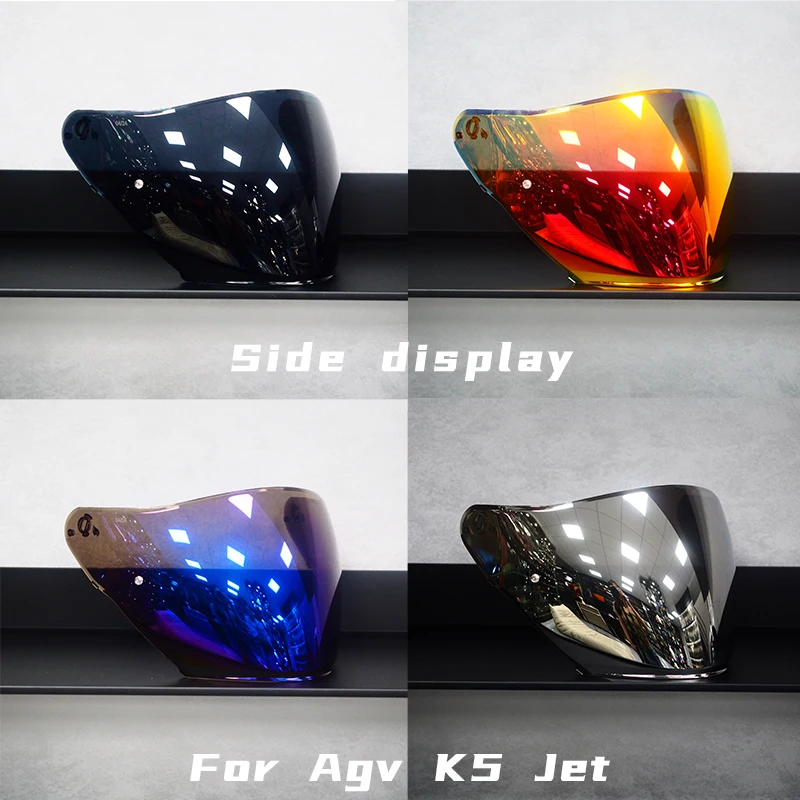 Half Helmets Visor For AGV K5 Lens Shield 3/4 Open Face Helmet Lens Fit for Casco AGV K5 JET Capacete Accessories Windshield