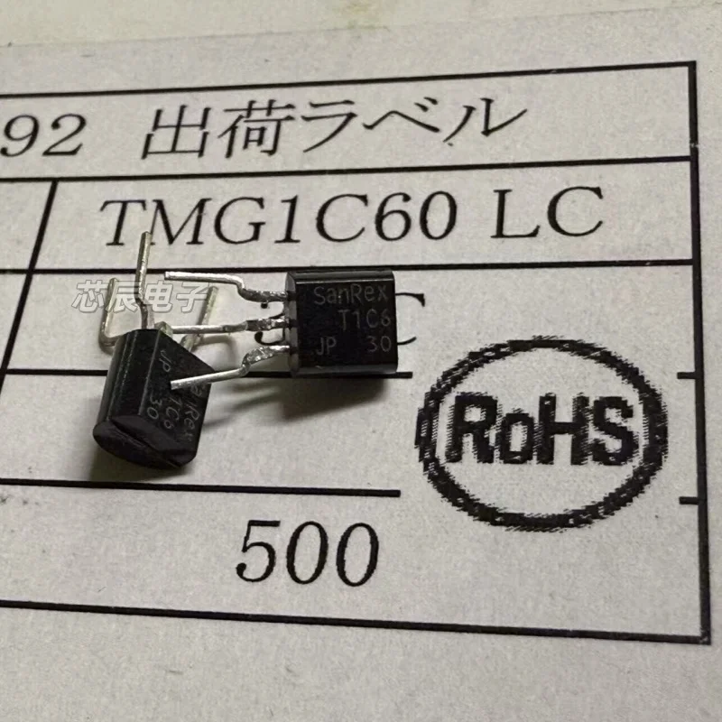 10pcs Brand-New Imported Bidirectional Thyristor T1C6, Standardized Pin Configuration TMG1C60