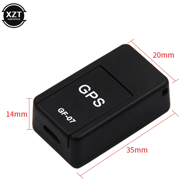 GF-07 Mini GPS Tracker Real Time Tracking Car Anti-Theft Anti-lost Locator Strong Magnetic Mount SIM Message Positioner