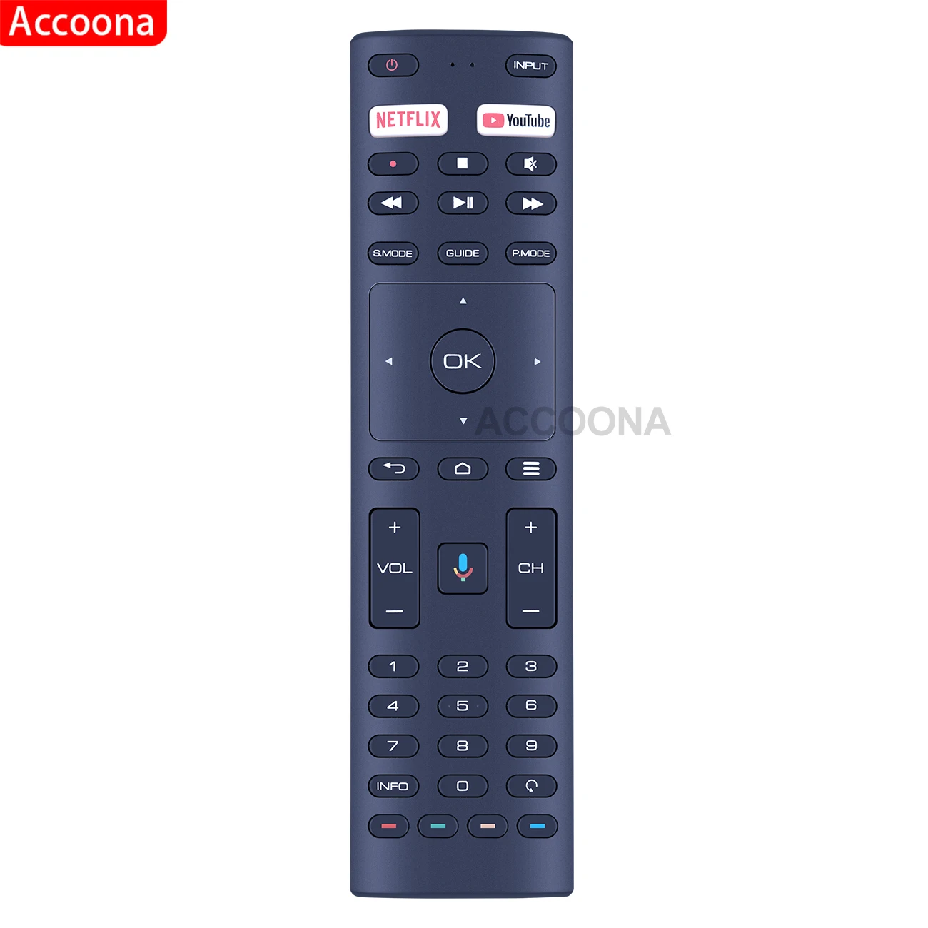 Voice Replacement Remote Control fit for JVC HDTV RM-C3363 RM-C3329 40H33A LT-32KB208