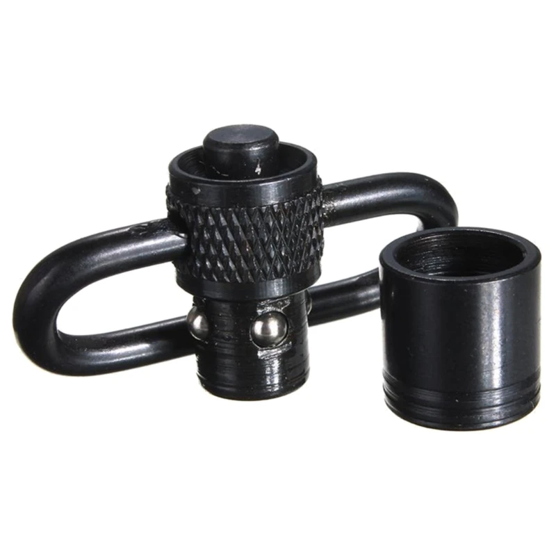 4pcs Push Button Quickly Release Slings Swivels Mount Heavy Duty Knurled Slings Buckle Quick Detachs Release Slings 24BD