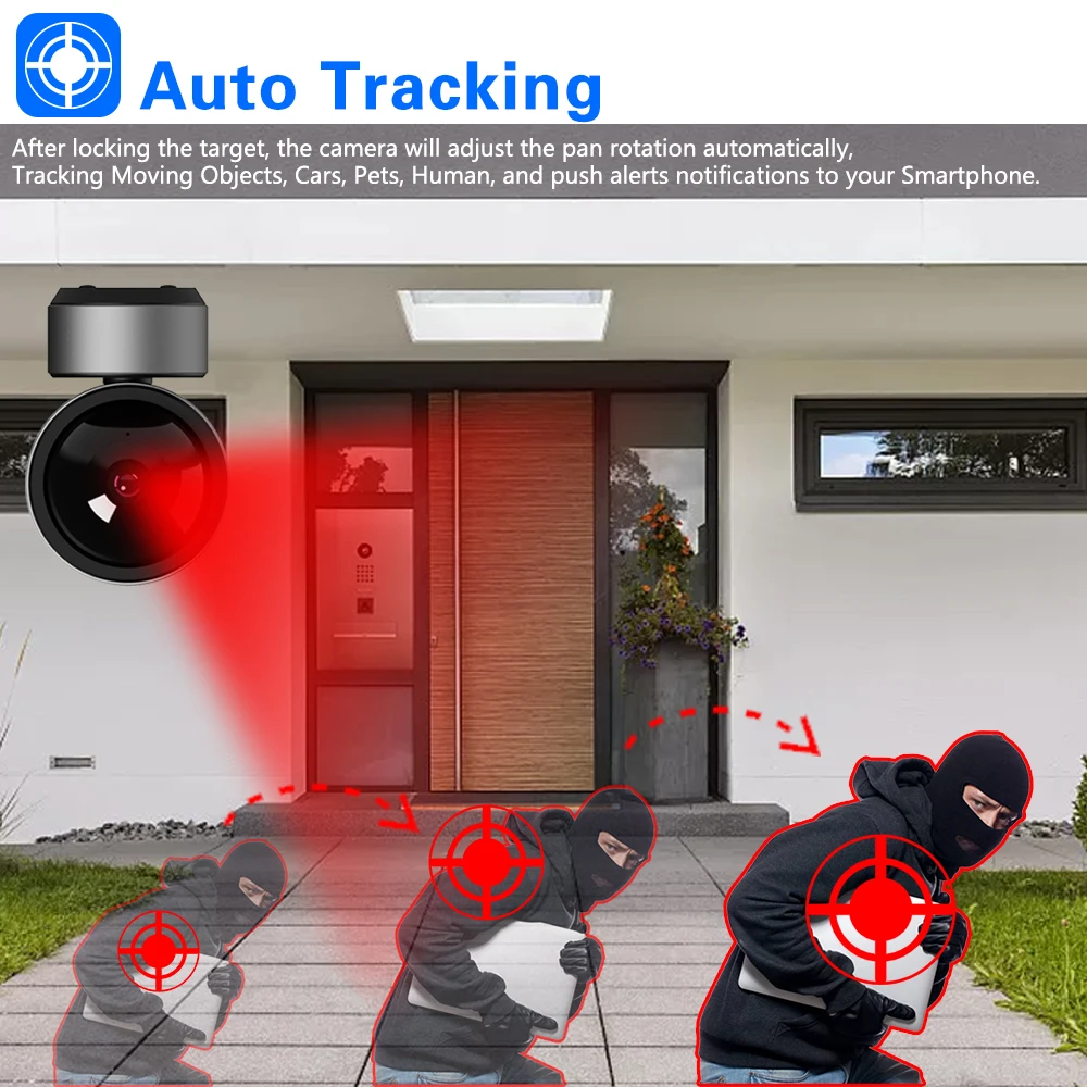 5MP 5G WiFi Camera Tuya Smart Home Indoor Surveillance Camera Wireless IP Security Monitor AI Human Detect Auto Tracking монитор