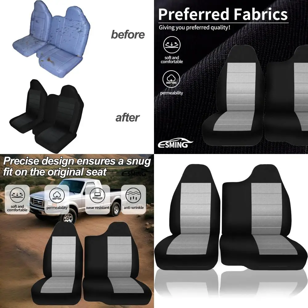 

60/40 Heavy-Oxford разделенное сиденье с высокой задней частью сиденья для Ford Ranger 1998 1999 2000 2001 2002 2003 - увеличение срока службы C