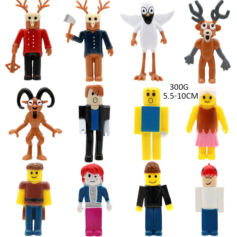 

10Pcs/5Pcs 99 Nights 99 Nights in The Forest Action Figure Deer Owl Goat Figurine Fans Christmas Gifts Desktop Model Ornaments