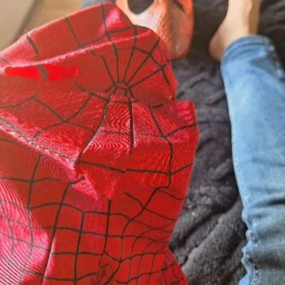 Spider-Man 2-Masken-Stoffzubehör (Druckversion) Filmrestaurierung Garfield-Version Peter Parker-Maske