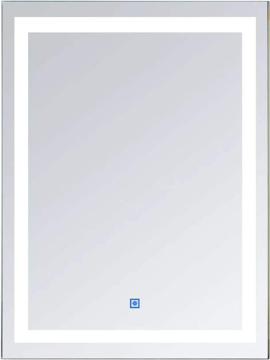 Led Bathroom Mirror Wall Mount Vanity Make Up Mirror With Dimmable Touch Switch Control And Defogger, Waterproof - 36"" X 28""