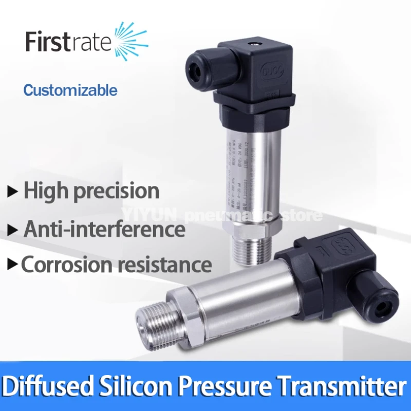 40 100 600Kpa 1 1.6 2.5 10 16 25 40 60Mpa Diffused silicon pressure transmitter measurement 4-20ma Output For Water Tank Oil Gas