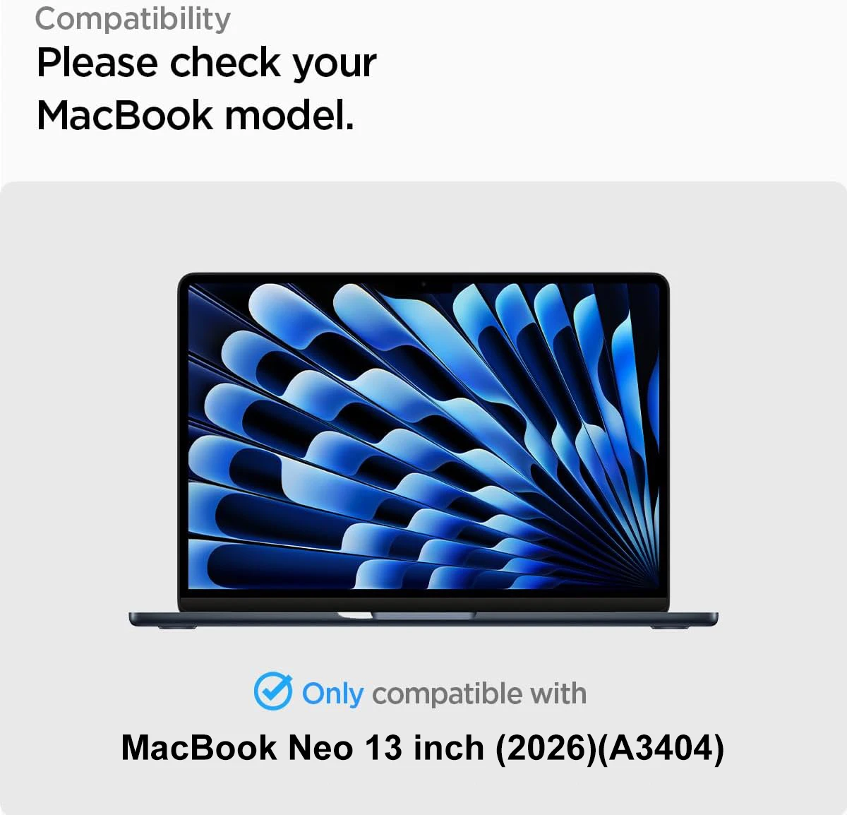 Hard Shell Cover For MacBook Neo 13 inch 2026 Model A3404, Anti-Fingerprint & Scratch &Crack Hard Shell Cover Laptop Accessories