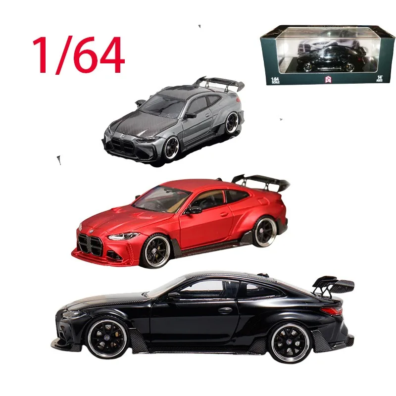 

SW Diecast 1/64 Scale BMW M4 G82 GT3 BODY KIT Widebody Modified Car Realistic Alloy Car Model Ornament Toys for Boys Gift