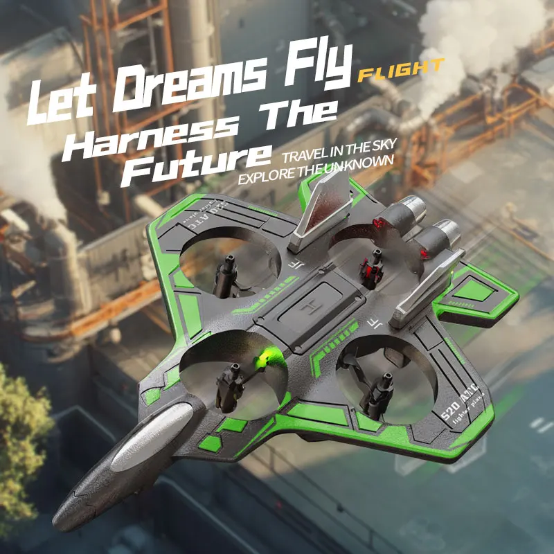 

Ruihe Kidsren's Remote Control Aircraft J-20 Drone Birthday Gift Boy Toy Helicopter Fighter Jet Rechargeable Crash-Resistant Model Airplane Aerobatics