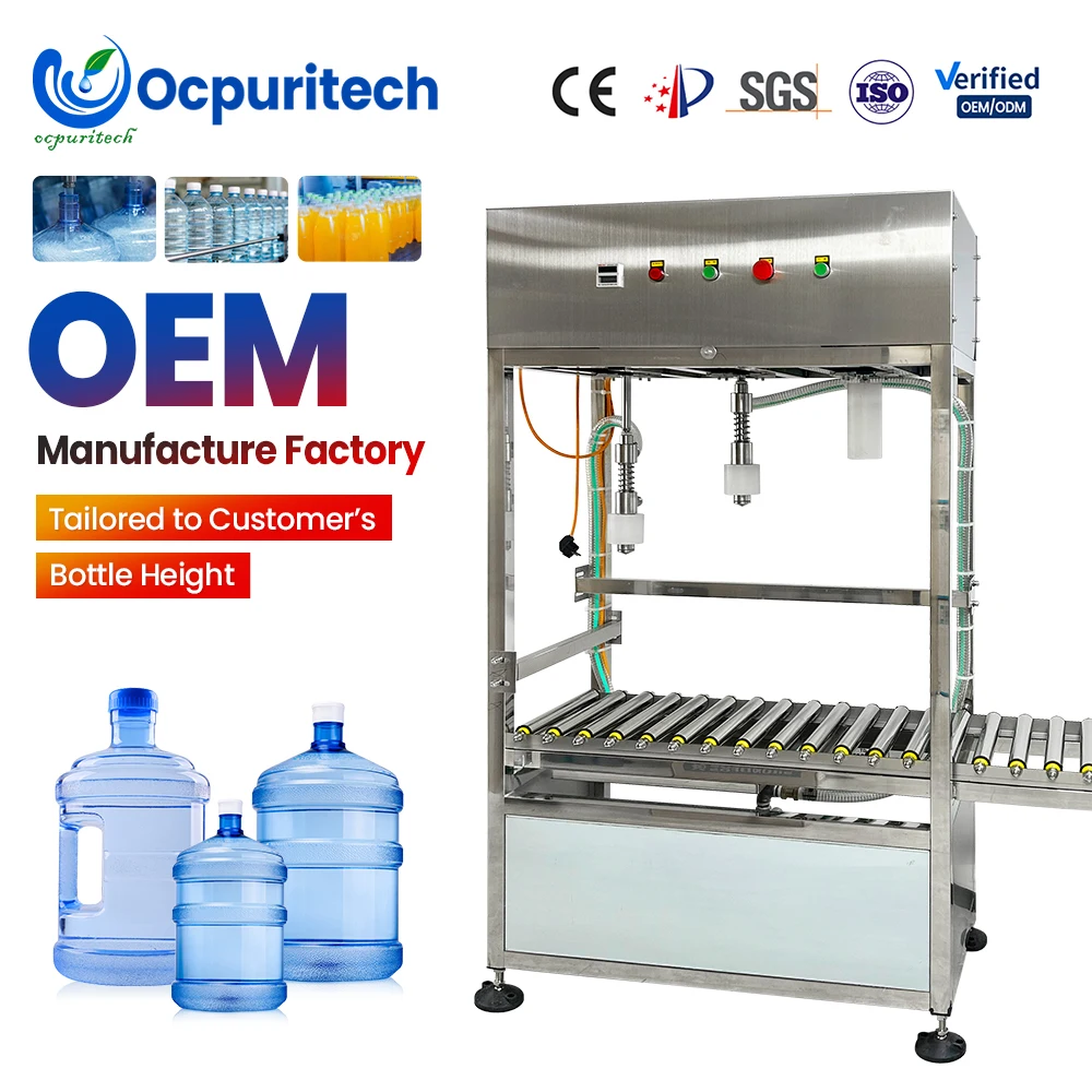 Semi-Automatic Water Filling Machine Food Grade Portable Bottled Water Filler