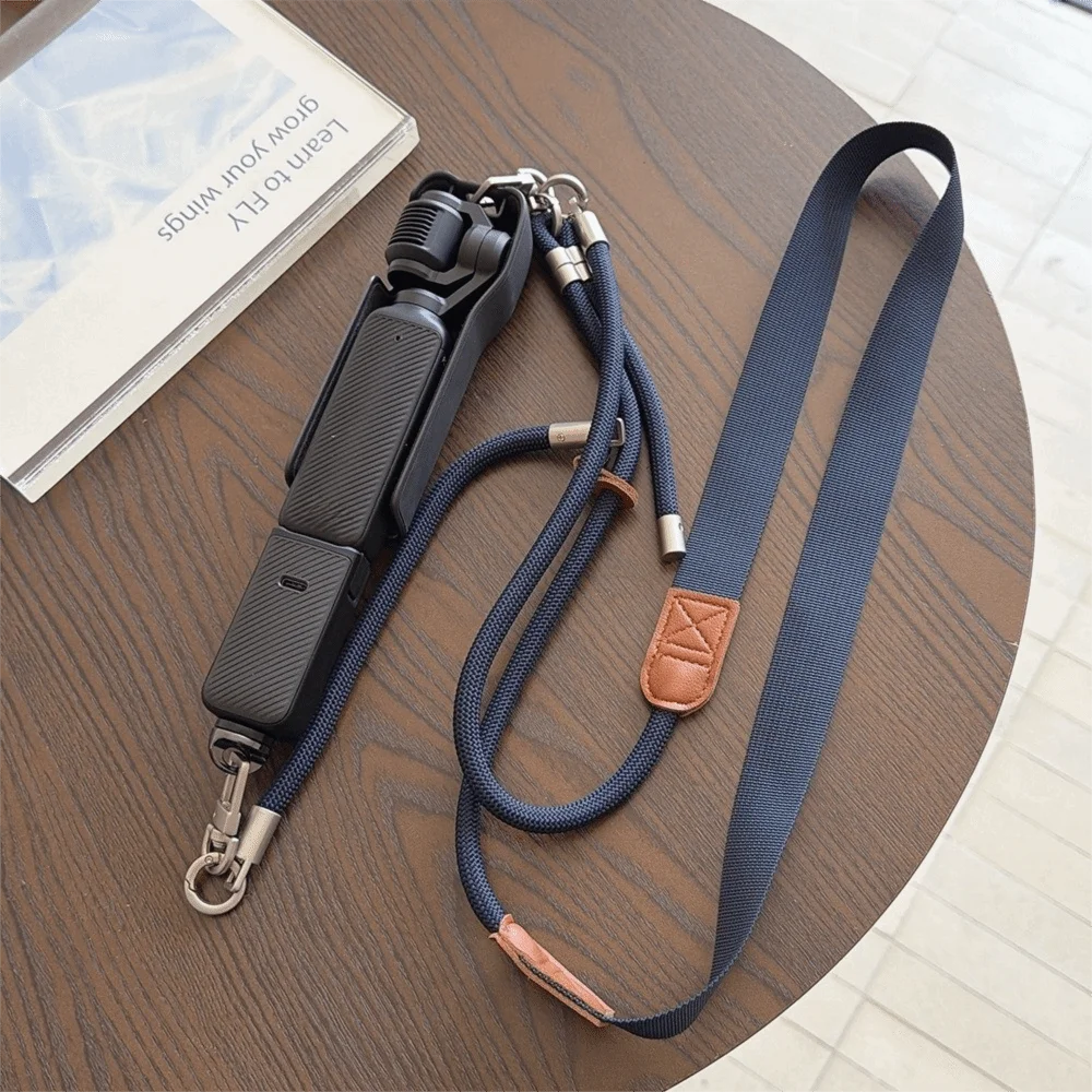 3-in-1 Multi Wear Camera Shoulder Strap Quick Detachable Buckle Length Adjustable Camera Anti-Lost Strap for DJI Osmo Pocket3