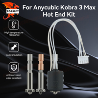 Upgraded Nozzle For Anycubic Kobra 3 Max Hotend Kit 0.4/0.6/0.8mm Quick Swap Hardened Steel Nozzles Kobra 3 Max 3D Printer Parts
