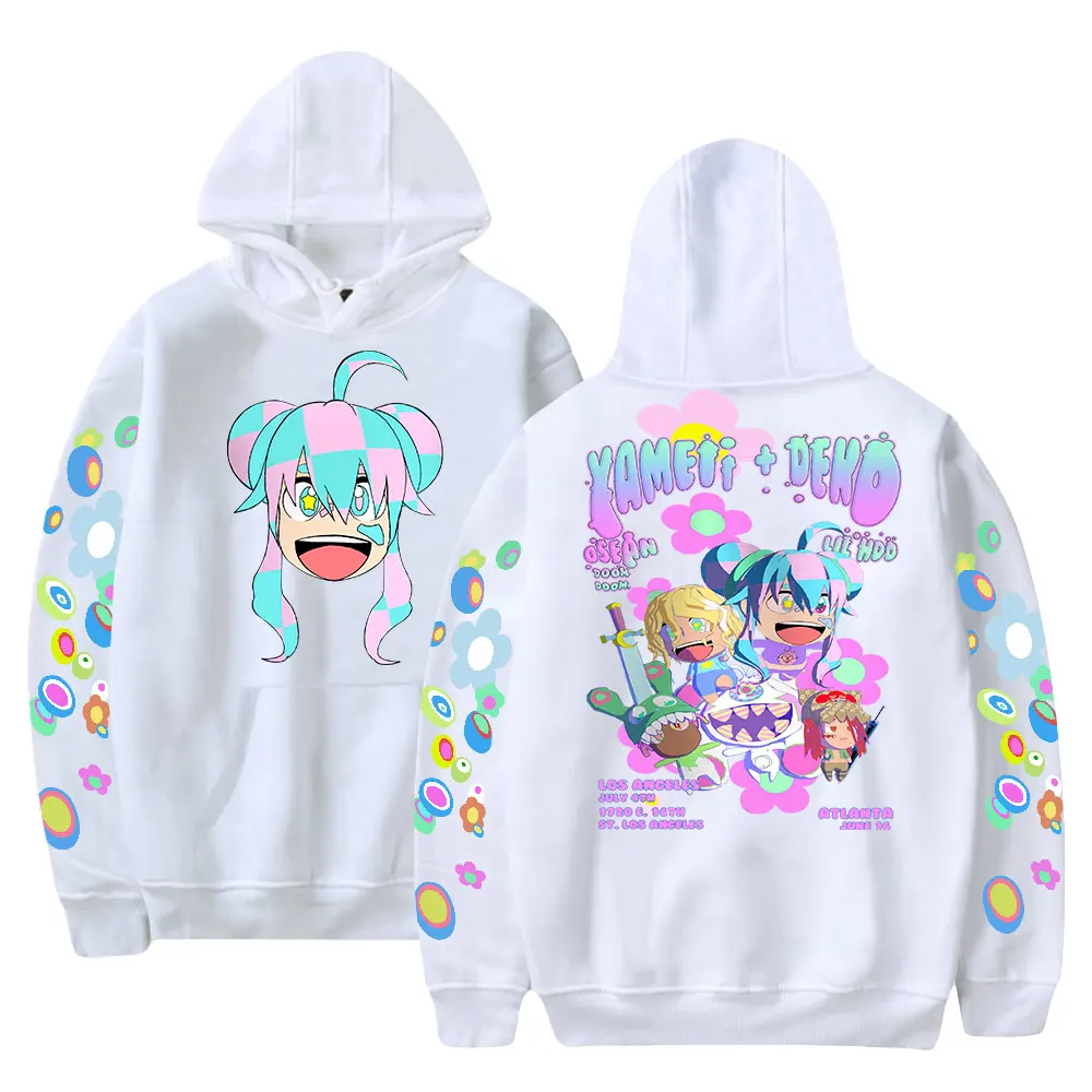 VTuber Yameii Hoodie Unisex Long Sleeve Women Men Hooded Sweatshirt Harajuku Streetwear Casual Style Fashion Clothes