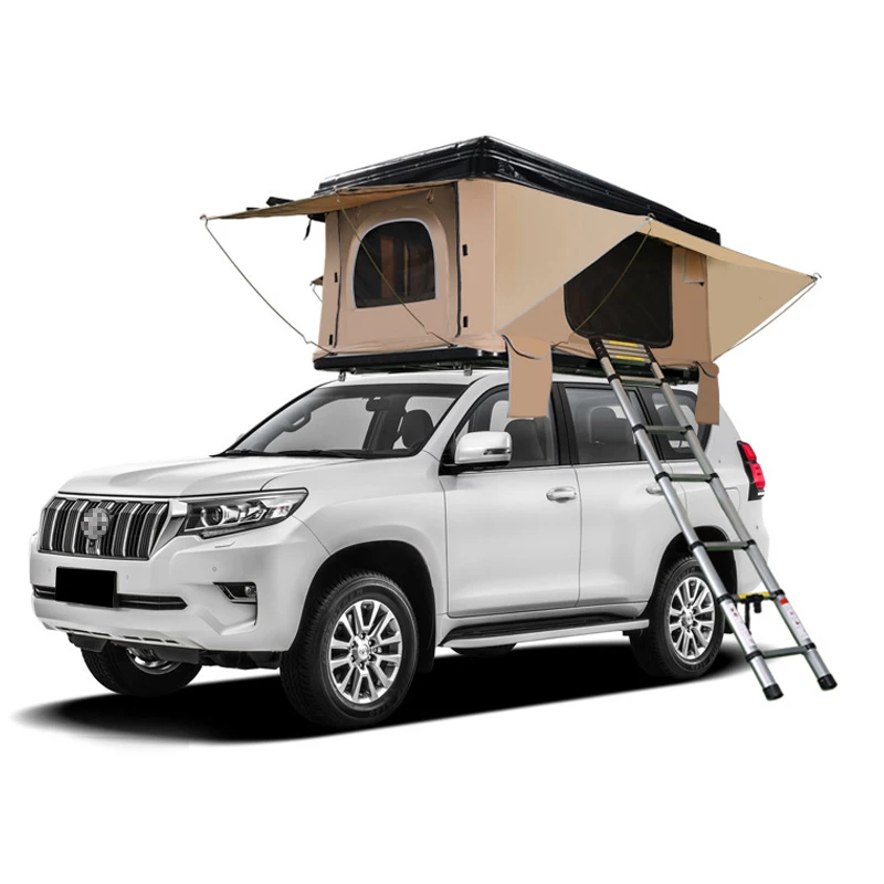 Aluminum Hard Shell Semi-automatic Hydraulic Cheap Car Roof Tent