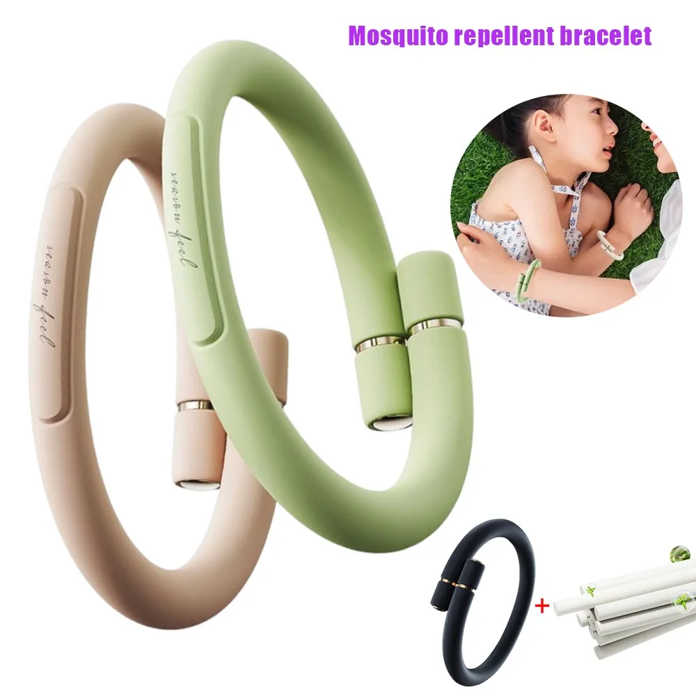 Image of Mückenabwehr-Armband, Mückenabwehr-Gerät für Kinder, Babys und Erwachsene, Outdoor-Aufkleber mit Pflanzlichen Ätherischen Ölen