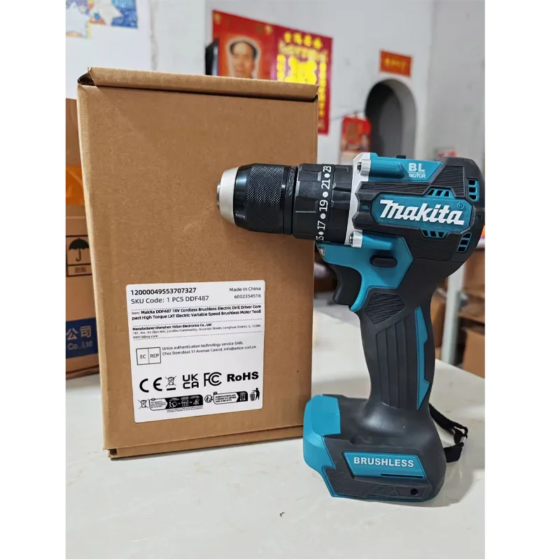 

✊NEW Makita DDF4871000N.m Cordless Impact Wrench Brushless Electric Wrench Screwdriver Large Torque Auto Repair Power Tools