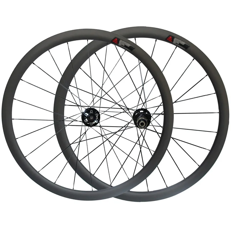25 Width Carbon Wheelset 700C Tubular Clincher Carbon Fiber Wheelset for 700C  Hub Disc Brake Road Bicycle Wheel
