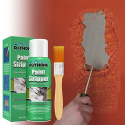 100ml Car Paint Remover Metal Surface Paint Stripper High Efficiency for Auto Wall Marine Paint Graffiti Correction with Brush