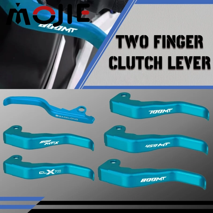 

Motorcycle For CFMOTO 450MT 700MT 800MT 800MTX CLX700 2021-2025 Two Finger 10% Force Reduction Shorty Stunt Brake Clutch Levers