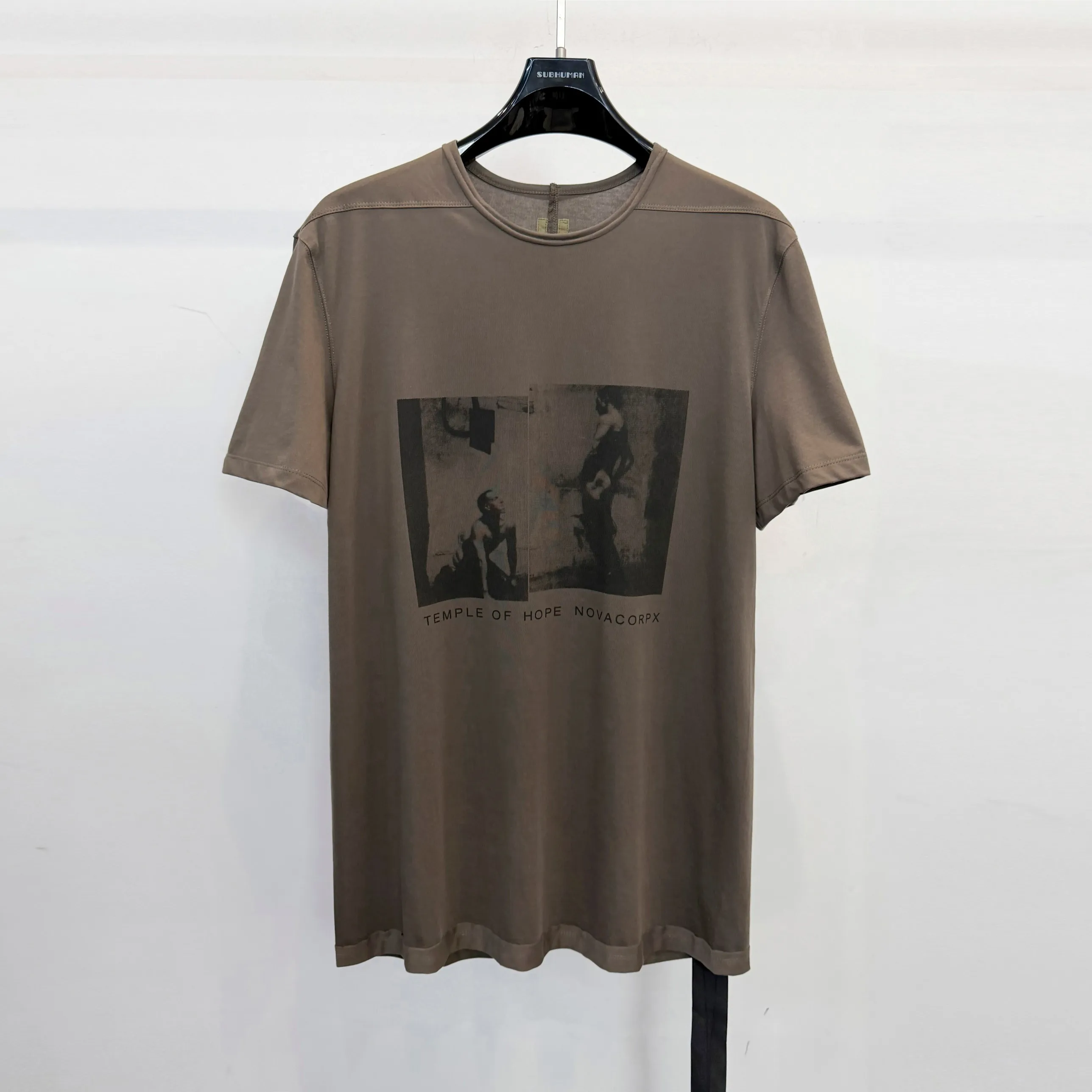 

Owen Seak Men's T-Shirt 100% Cotton Gothic Casual Top Tee Summer High Street Solid Designer Shirt for Men Black White