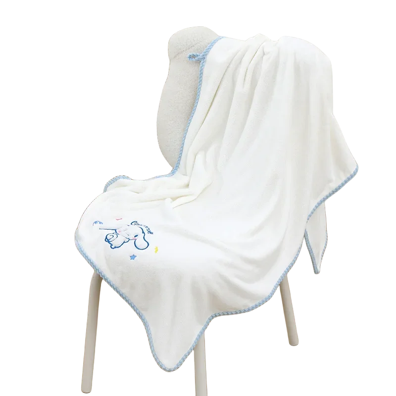 

MINISO Sanrio милое мягкое приятное для кожи банное полотенце Kuromi Melody, детское Впитывающее быстросохнущее зеленое полотенце