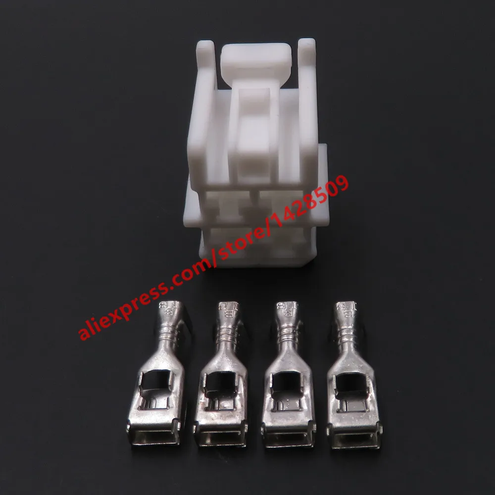 1 Juego de Conectores de Cable Automotriz de 4 Pines para Módulo de Bomba de Dirección Asistida Electrónica de Motor de Coche 6098-1489 6098-1851