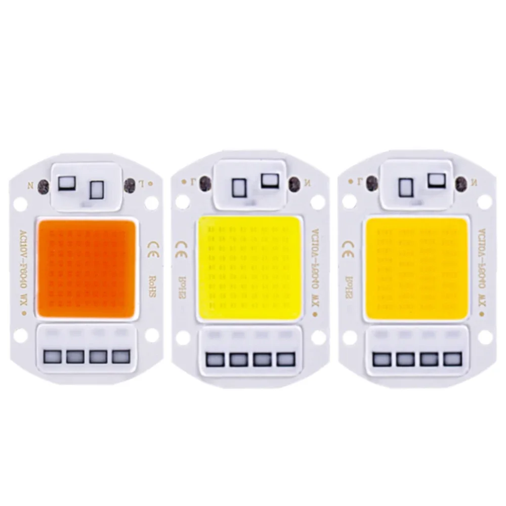 Smart IC does not require driving LED COB light source chip 220V DIY floodlights spotlights  LED bulbs outdoor light accessories