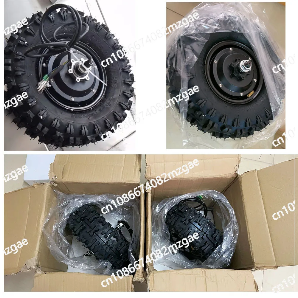 Powered Garden Wheelbarrow Conversion Kits 13inch Bruhsless Hub Motor Kits In Wheel Motor Parts for Electric Barrow Accessories