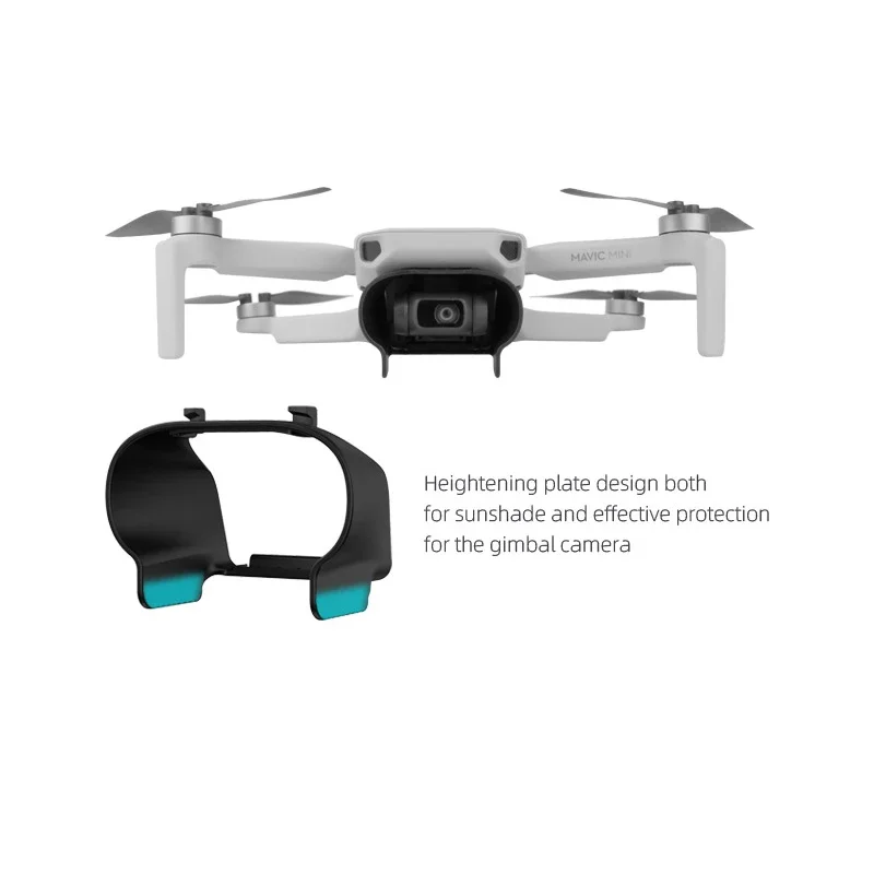 غطاء العدسة غطاء للحماية من الشمس مضاد للوهج ظلة لـ DJI Mavic Mini 1 2/Mini SE 2SE / Mini 4K ملحقات طائرة بدون طيار