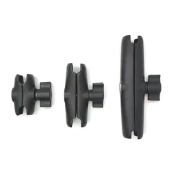 6/9/15CM Ram Mount Support Compatible with 1 Inch 25mm Ball Double Socket Arm Holder for Motorcycle Action Camera Clamp