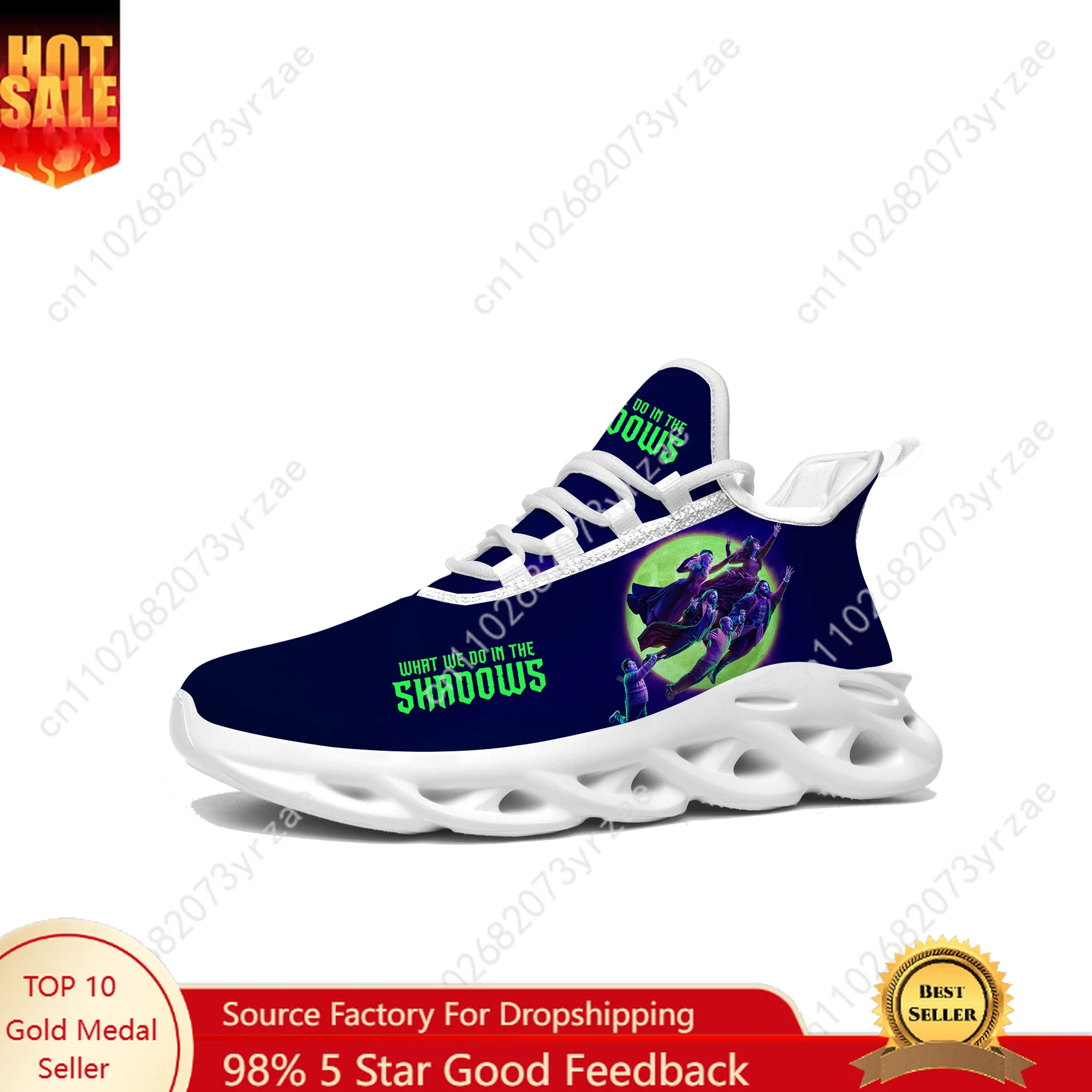 

What We Do in The Shadows Flat Sneaker Shoes Mens Womens Sports Shoe High Quality Fashion Comfortable Sneakers Customize Footwe