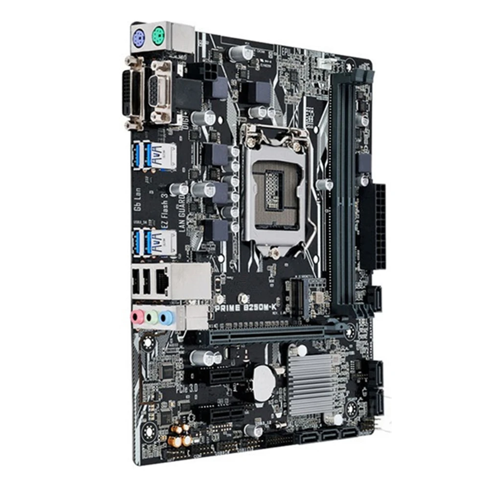 Imagem -02 - Desktop Motherboard para Prime B250m-k Lga 1151 Suporte 6th 7th-gen Core i7 i5 i3 Cpu Ddr4 2400mhz Pci-e 3.0 Placa-mãe 1151