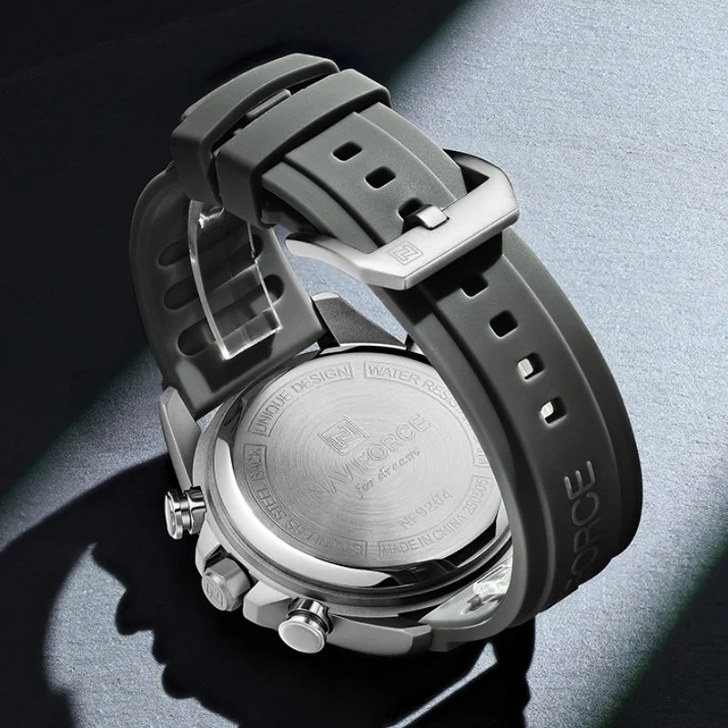 NAVIFORCE Men's Quartz Chronograph Watch 3ATM Waterproof